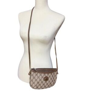 Gucci Tan Monogram Crossbody Bag